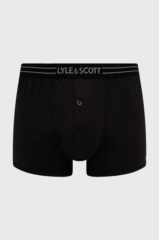 Boxerky Lyle & Scott (3-pack) čierna