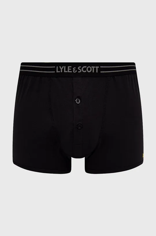 Bokserice Lyle & Scott (3-pack) crna