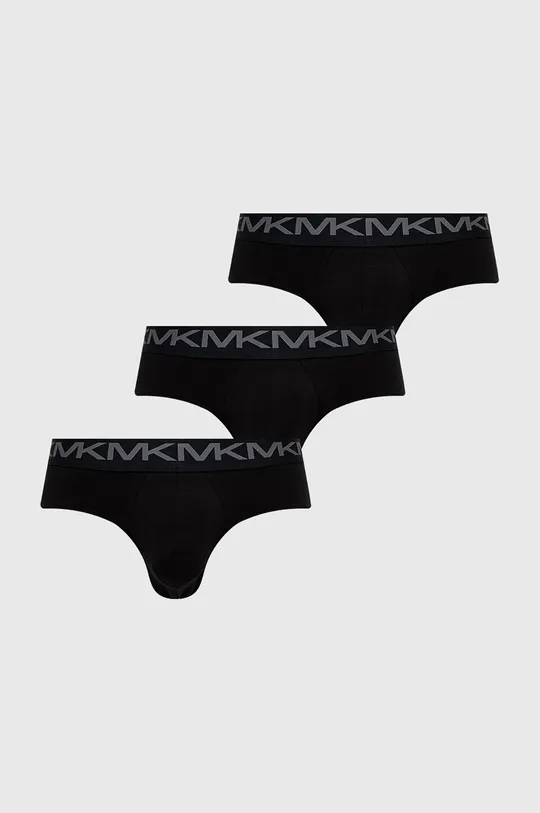 crna Slip gaćice MICHAEL Michael Kors (3-pack) Muški
