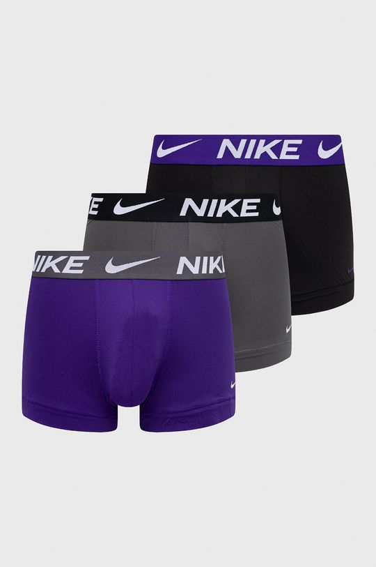 ciemny fioletowy Nike bokserki (3-pack) Męski