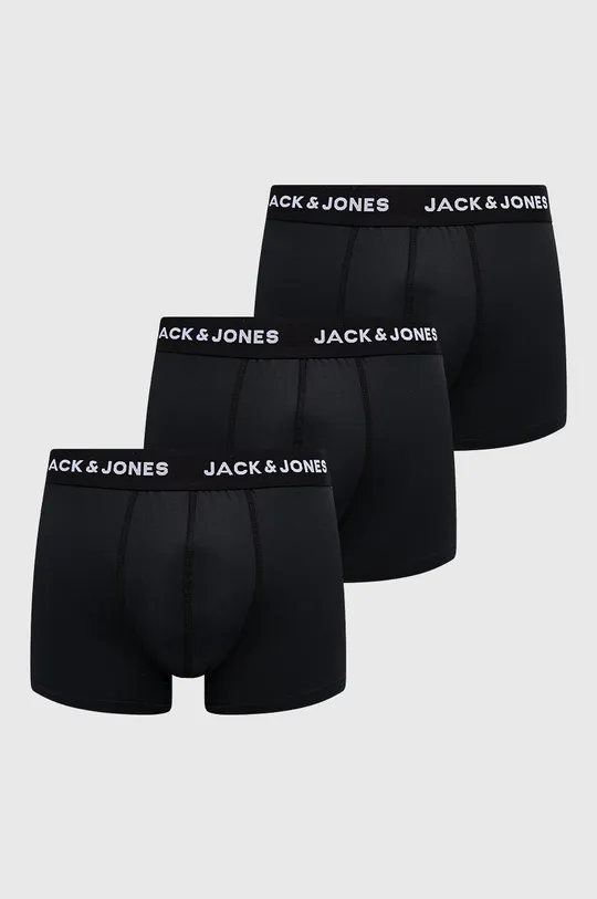 čierna Boxerky Jack & Jones (3-pak) Pánsky
