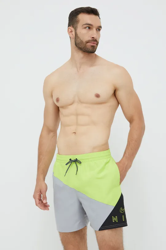 zelená Plavkové šortky Nike Volley Pánsky