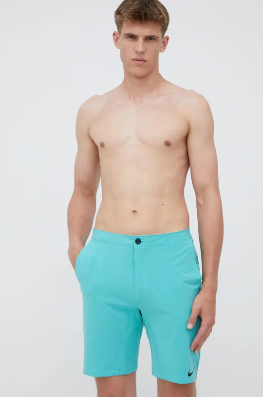 Kratke hlače za kupanje Nike Flow tirkizna