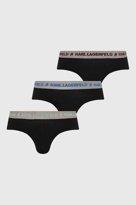 czarny Karl Lagerfeld slipy (3-pack) Męski