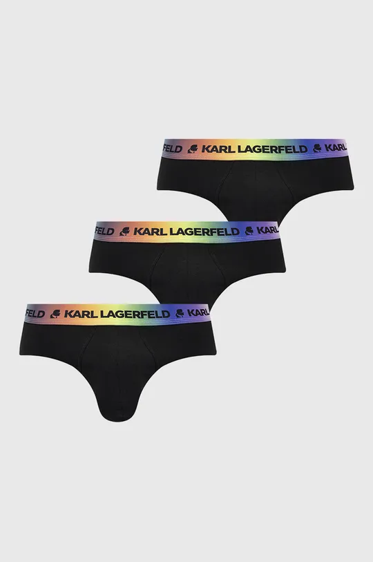 czarny Karl Lagerfeld slipy (3-pack) Męski