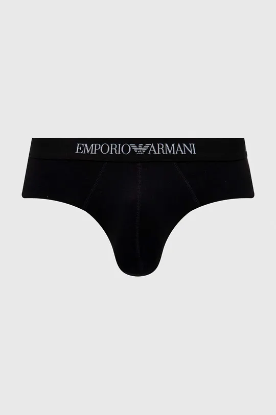 Bavlnené slipy Emporio Armani Underwear 3-pak viacfarebná