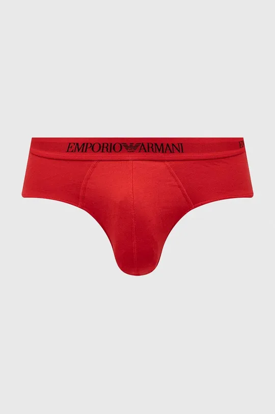 Bavlnené slipy Emporio Armani Underwear 3-pak  100% Bavlna