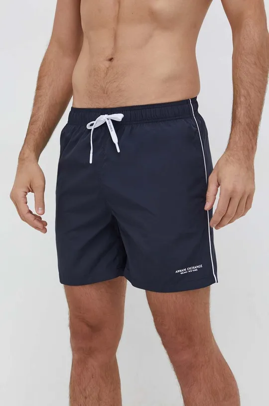 Kratke hlače za kupanje Armani Exchange mornarsko plava