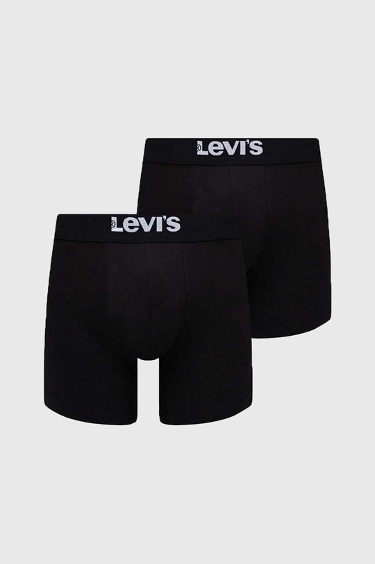 čierna Boxerky Levi's 2-pak Pánsky