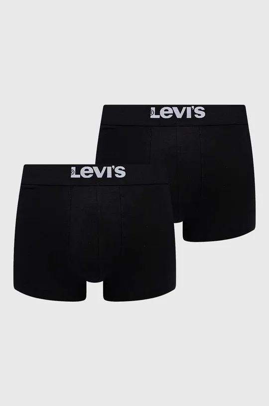 negru Levi's boxeri 2-pack De bărbați