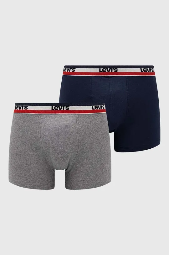 tmavomodrá Boxerky Levi's 2-pak Pánsky