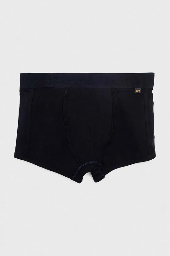 černá Boxerky Alpha Industries 2-pack Pánský