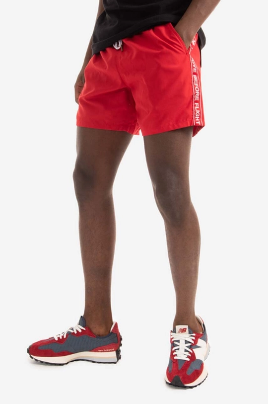 red Alpha Industries swim shorts Men’s