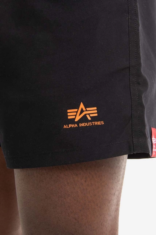 fekete Alpha Industries fürdőnadrág