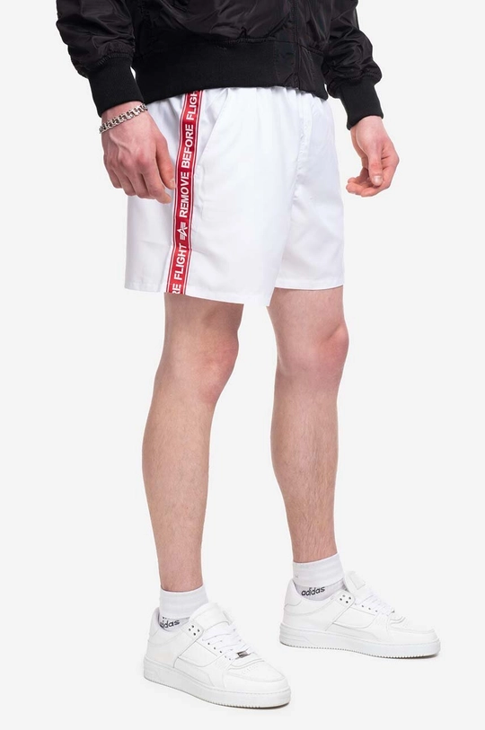 white Alpha Industries swim shorts Men’s