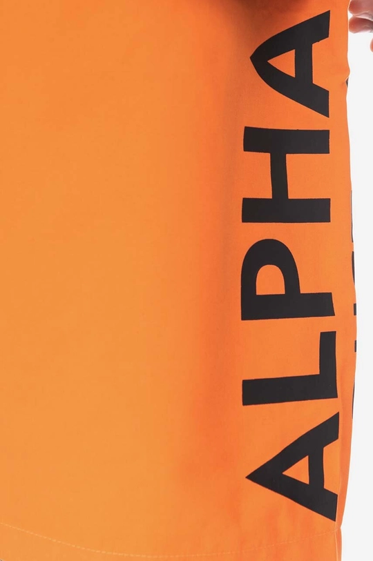 Alpha Industries swim shorts orange