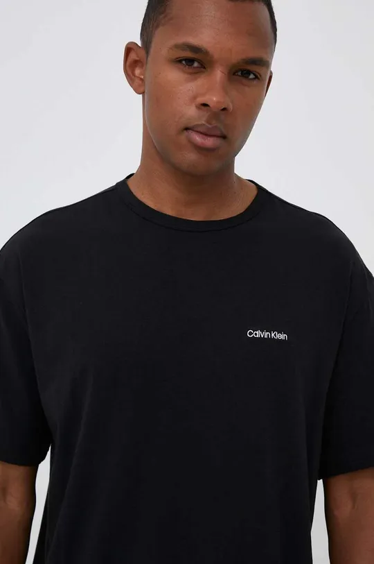 Pižama majica Calvin Klein Underwear  57 % Bombaž, 38 % Recikliran poliester, 5 % Elastan