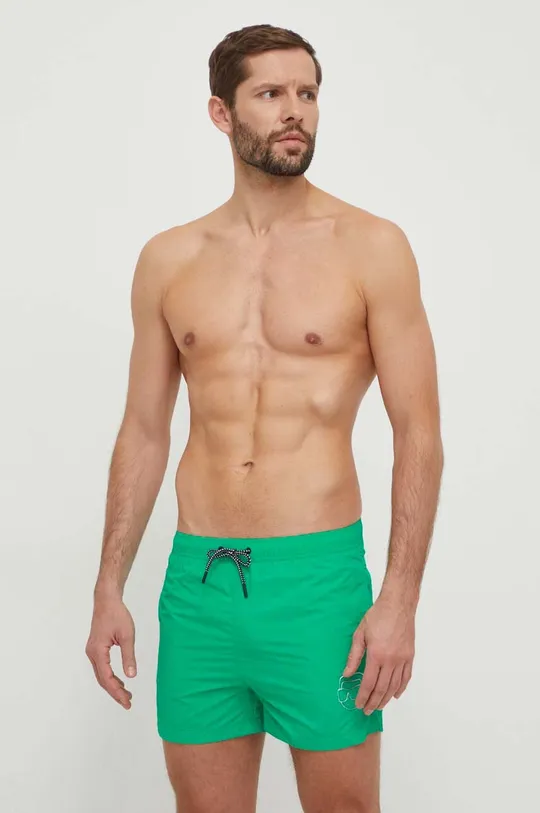 zelená Plavkové šortky Karl Lagerfeld Pánsky
