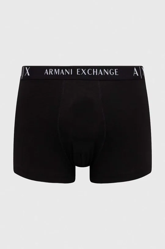 Bokserice Armani Exchange 2-pack crna