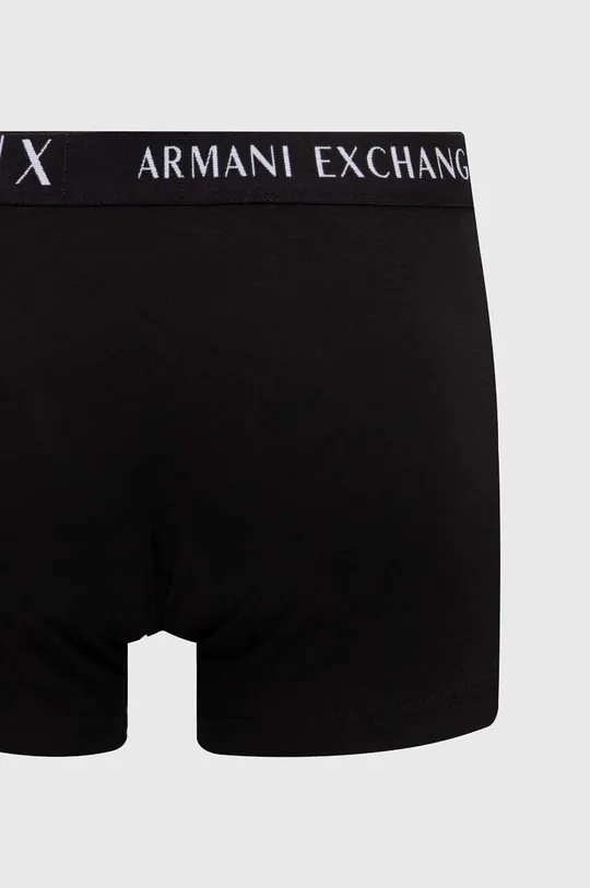 Armani Exchange bokserki 2-pack Materiał zasadniczy: 95 % Bawełna, 5 % Elastan, Taśma: 84 % Poliester, 16 % Elastan