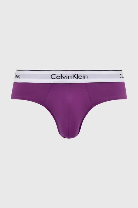 Σλιπ Calvin Klein Underwear 3-pack μωβ