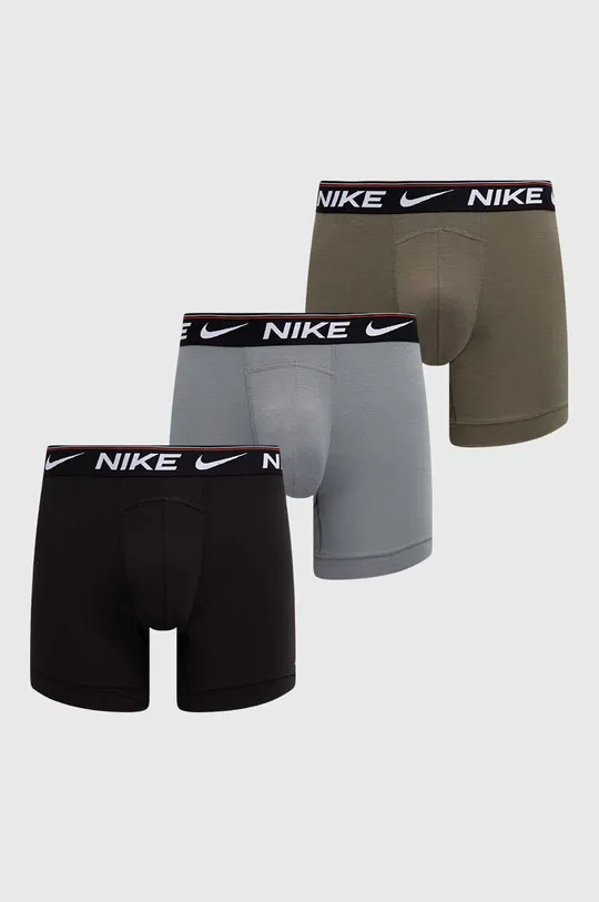 szary Nike bokserki 3-pack Męski