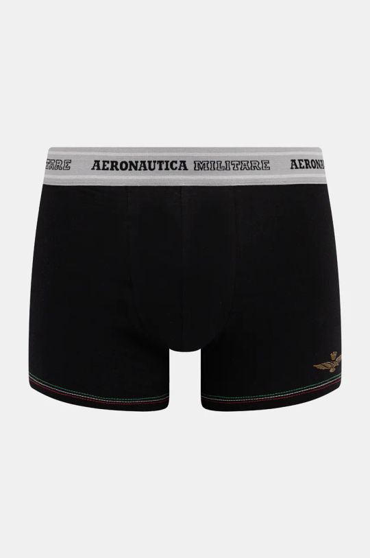 Boxerky Aeronautica Militare 2-pack AM1UBX004 černá AA00