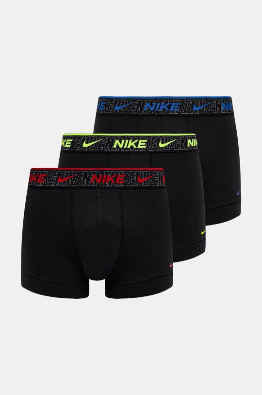 Boxerky Nike 3-pak potlač čierna 0000KE1008.