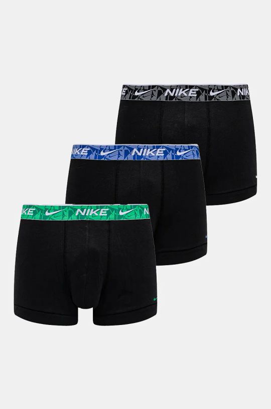 Nike boxer pacco da 3 sovrastampa nero 0000KE1008.