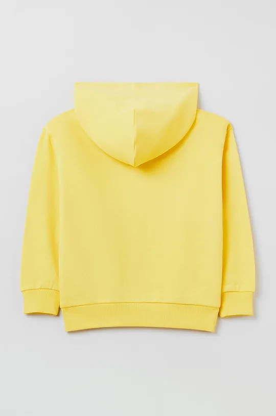 OVS bluza bawełniana dziecięca żółty