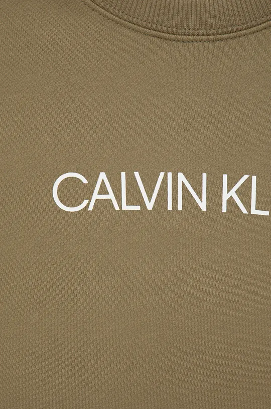 Calvin Klein Jeans bluza bawełniana dziecięca IU0IU00162.9BYY Materiał zasadniczy: 100 % Bawełna, Ściągacz: 95 % Bawełna, 5 % Elastan