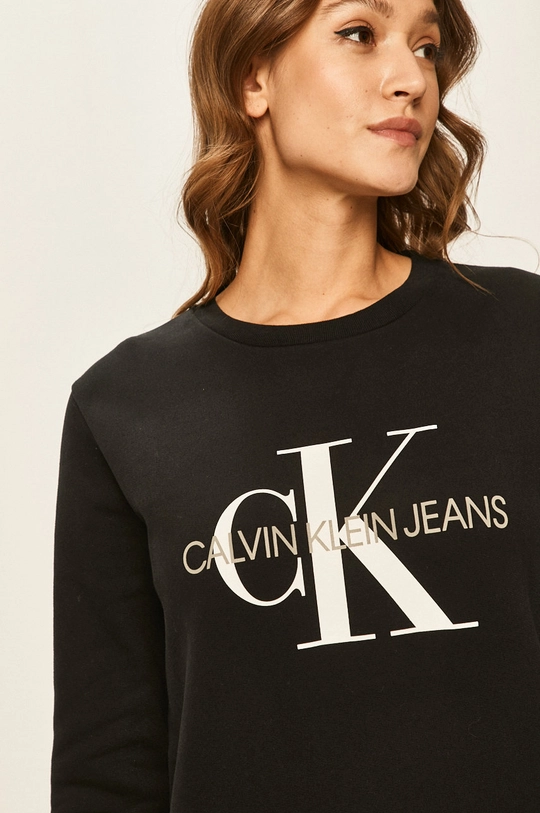 čierna Calvin Klein Jeans - Mikina