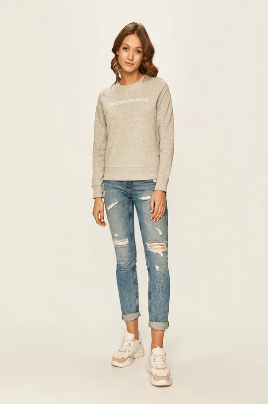 Calvin Klein Jeans - Μπλούζα γκρί