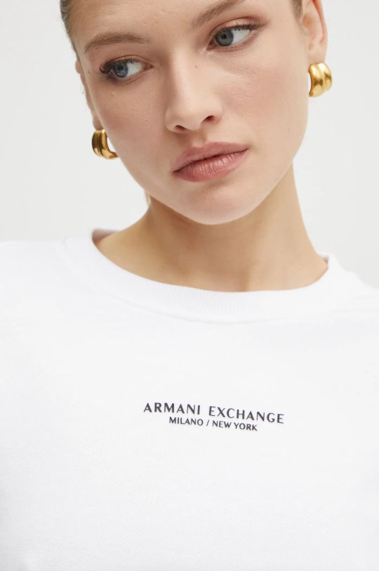 Mikina Armani Exchange bílá 8NYM29.YJE5Z