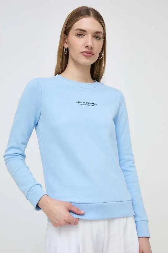 modra Armani Exchange pulover Ženski