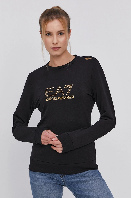 чёрный Кофта EA7 Emporio Armani