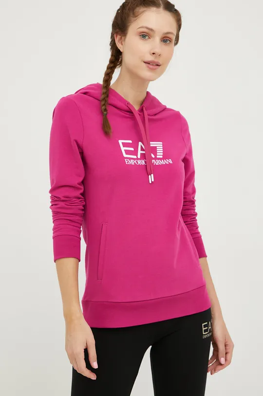 ροζ Μπλούζα EA7 Emporio Armani Γυναικεία