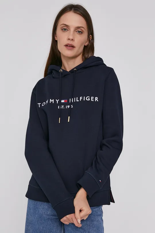 tmavomodrá Mikina Tommy Hilfiger Dámsky