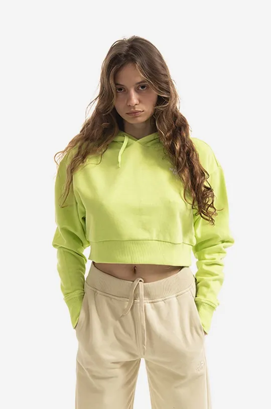 πράσινο Βαμβακερή μπλούζα The North Face Trend Crop Hoodie Γυναικεία