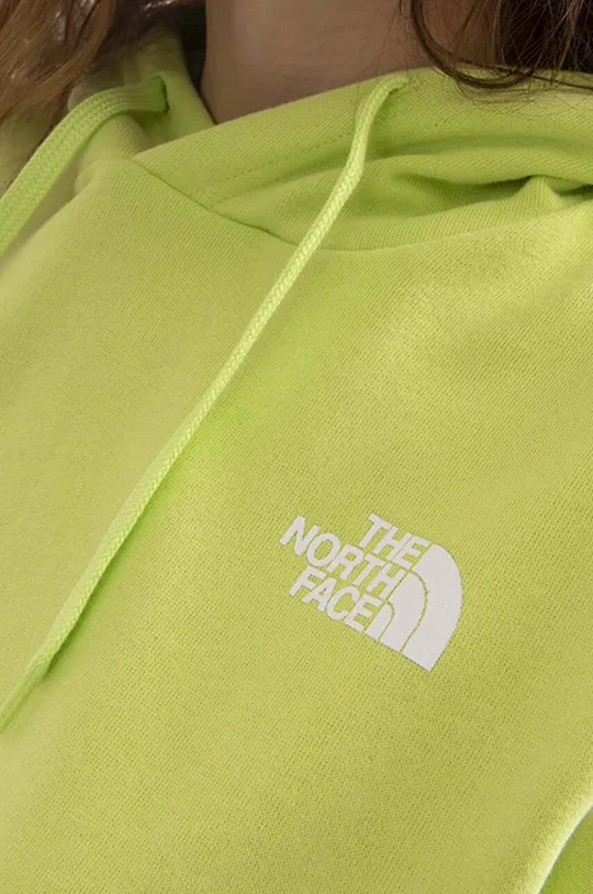 πράσινο Βαμβακερή μπλούζα The North Face Trend Crop Hoodie