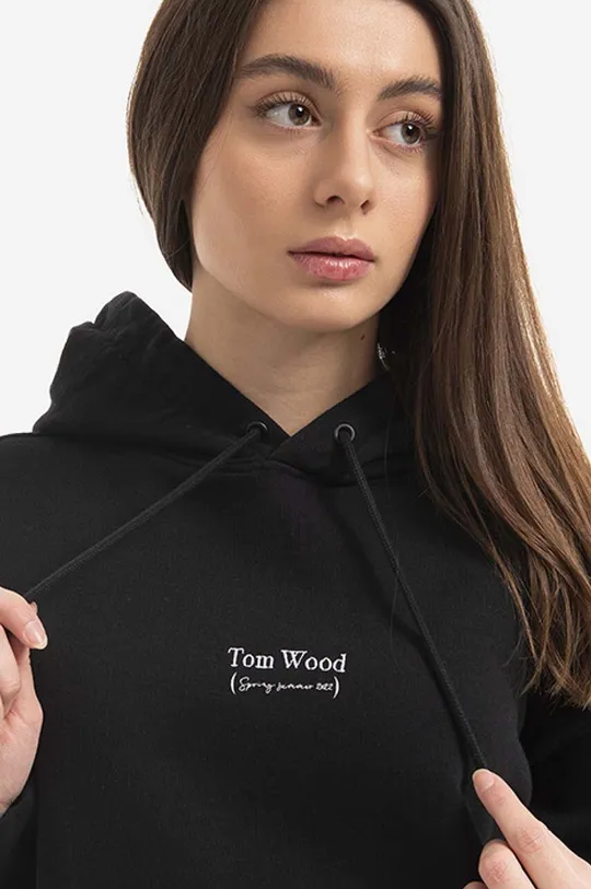 μαύρο Βαμβακερή μπλούζα Tom Wood Eden