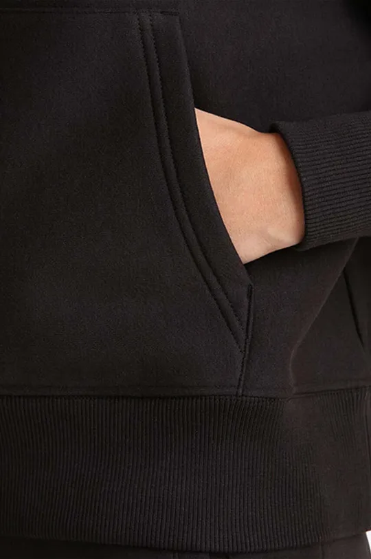 czarny Woolrich bluza Logo Fleece