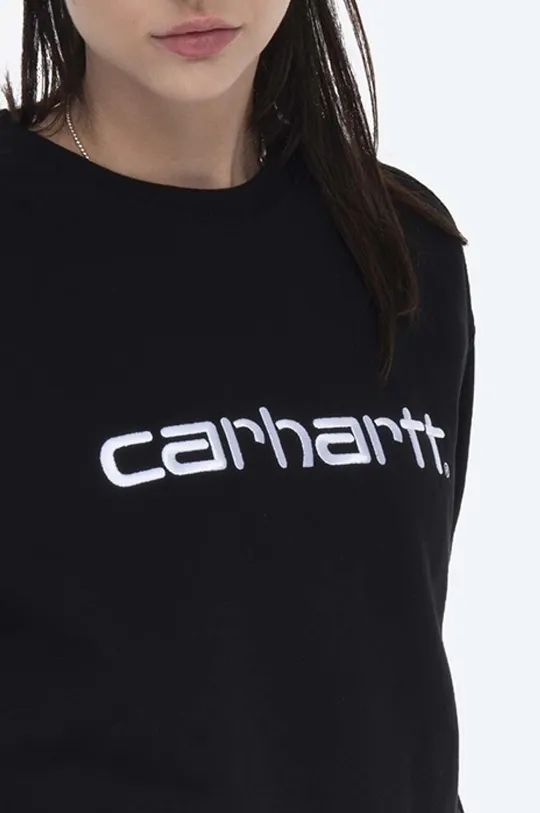 czarny Carhartt WIP bluza bawełniana Sweatshirt