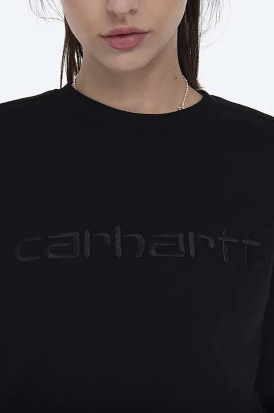 czarny Carhartt WIP bluza bawełniana Sweatshirt