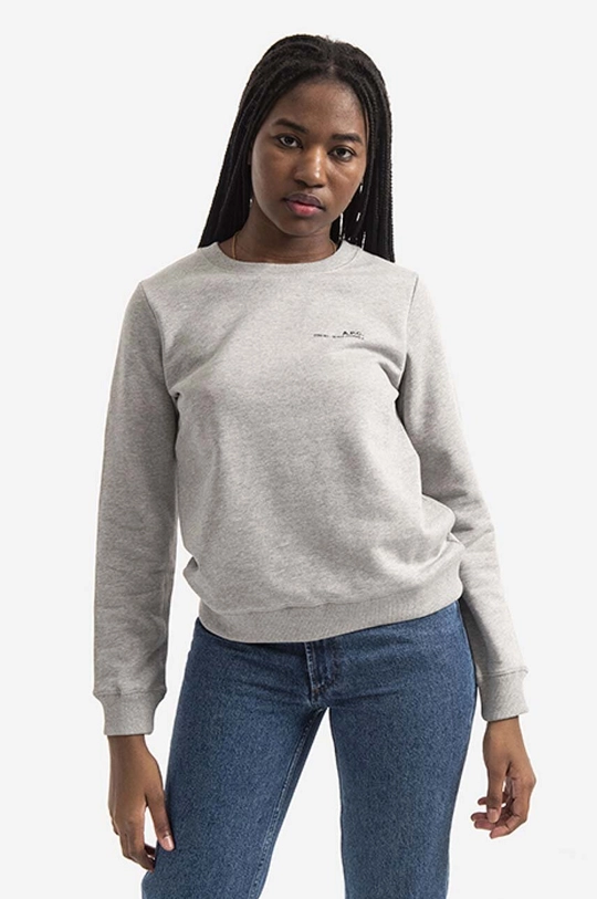 gray A.P.C. cotton sweatshirt Sweat Item F Women’s