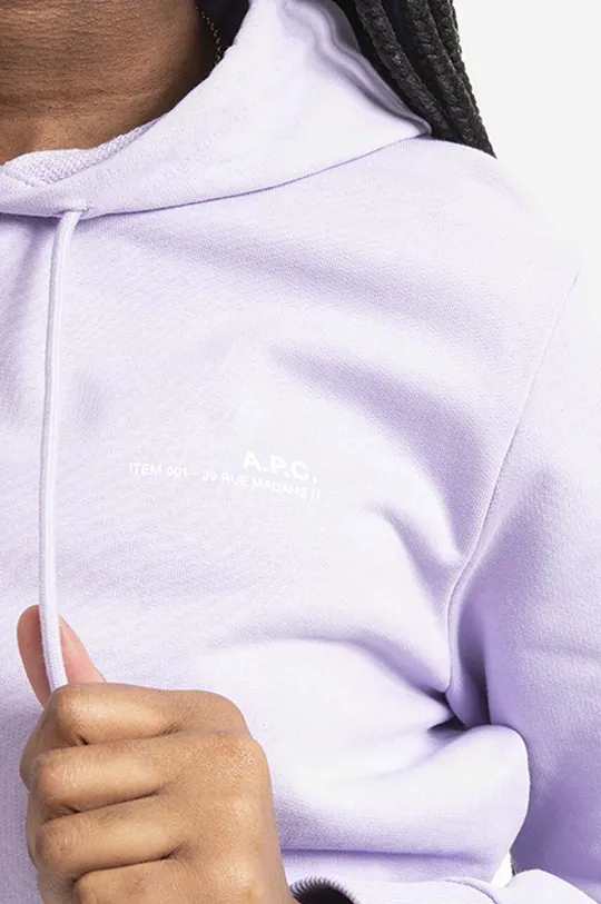 A.P.C. pamut melegítőfelső Hoodie Item F Női