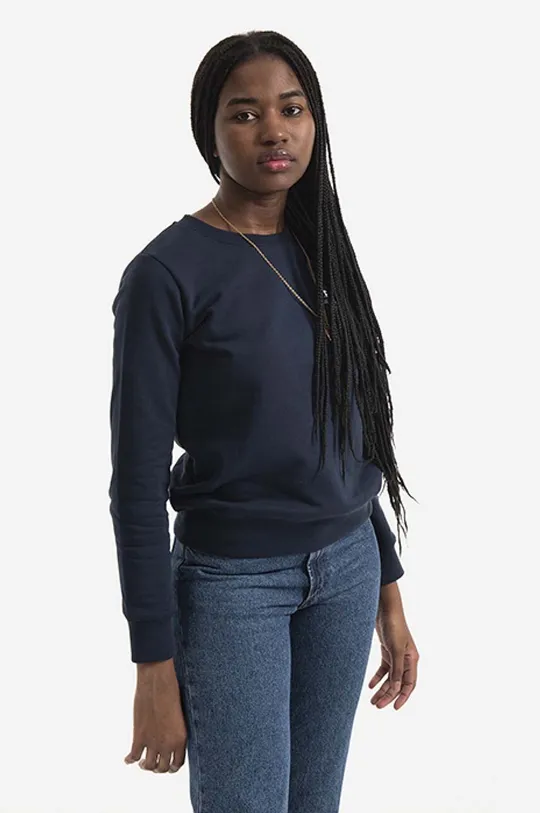 Bavlněná mikina A.P.C. Sweat Skye COEBH-F27700 MARINE