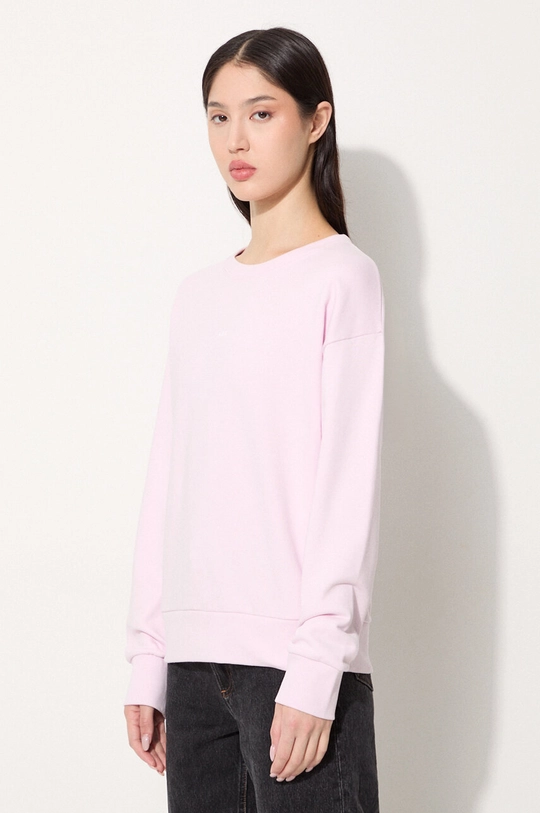 Clothing A.P.C. cotton sweatshirt Sweat Annie COEIP.F27623 pink