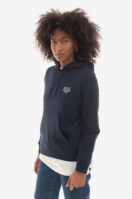 A.P.C. pamut melegítőfelső Hoodie Manuela