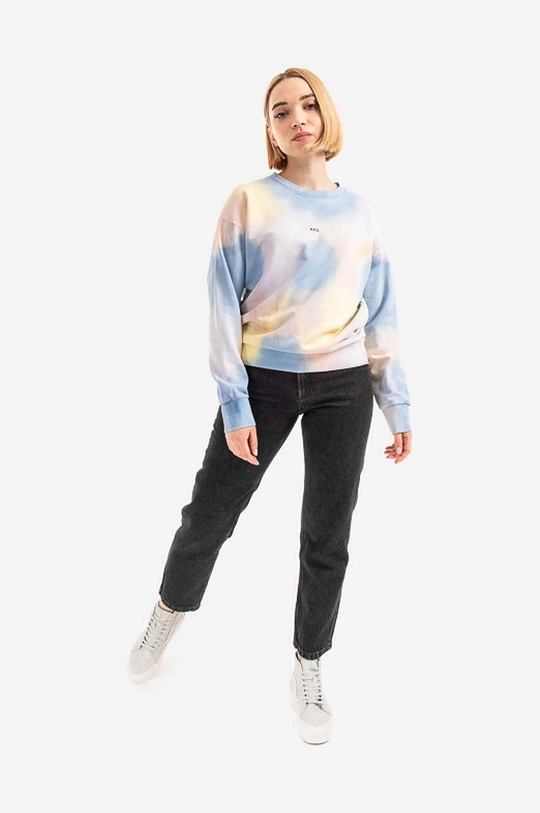 A.P.C. hanorac de bumbac Sweat Julie multicolor